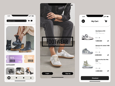 E-Commerce Mobile App app application e commerce mobile shop ui uiux