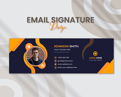 Creative Modern email Signature Design Template gmail graphic design