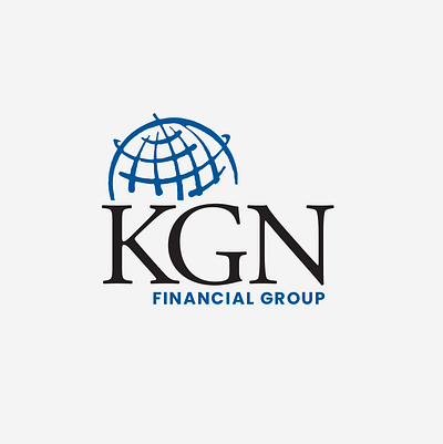 KGN Financial Group Logo branding graphic design illustration logo vector