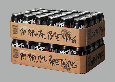 Cheap Thrills by Brutal Brewing branding logo design packaging design typography