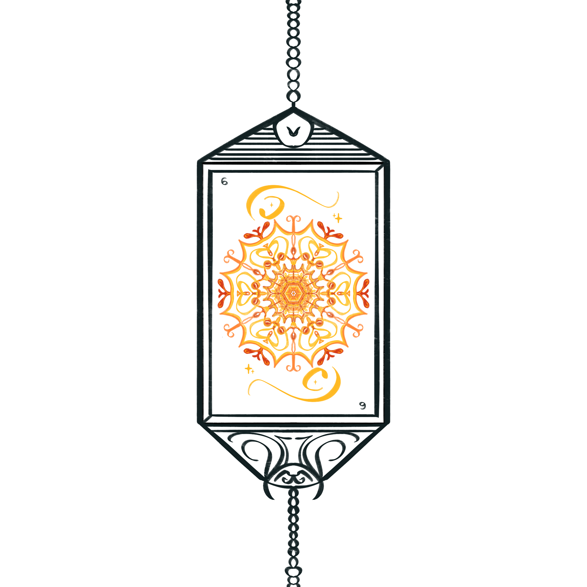 Inktober 2023 - 06 - Golden design illustration inktober inktober2023