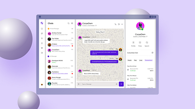 Tether a Web3 Social Messaging App (Light Mode) II crypto ui ui design uiux web3