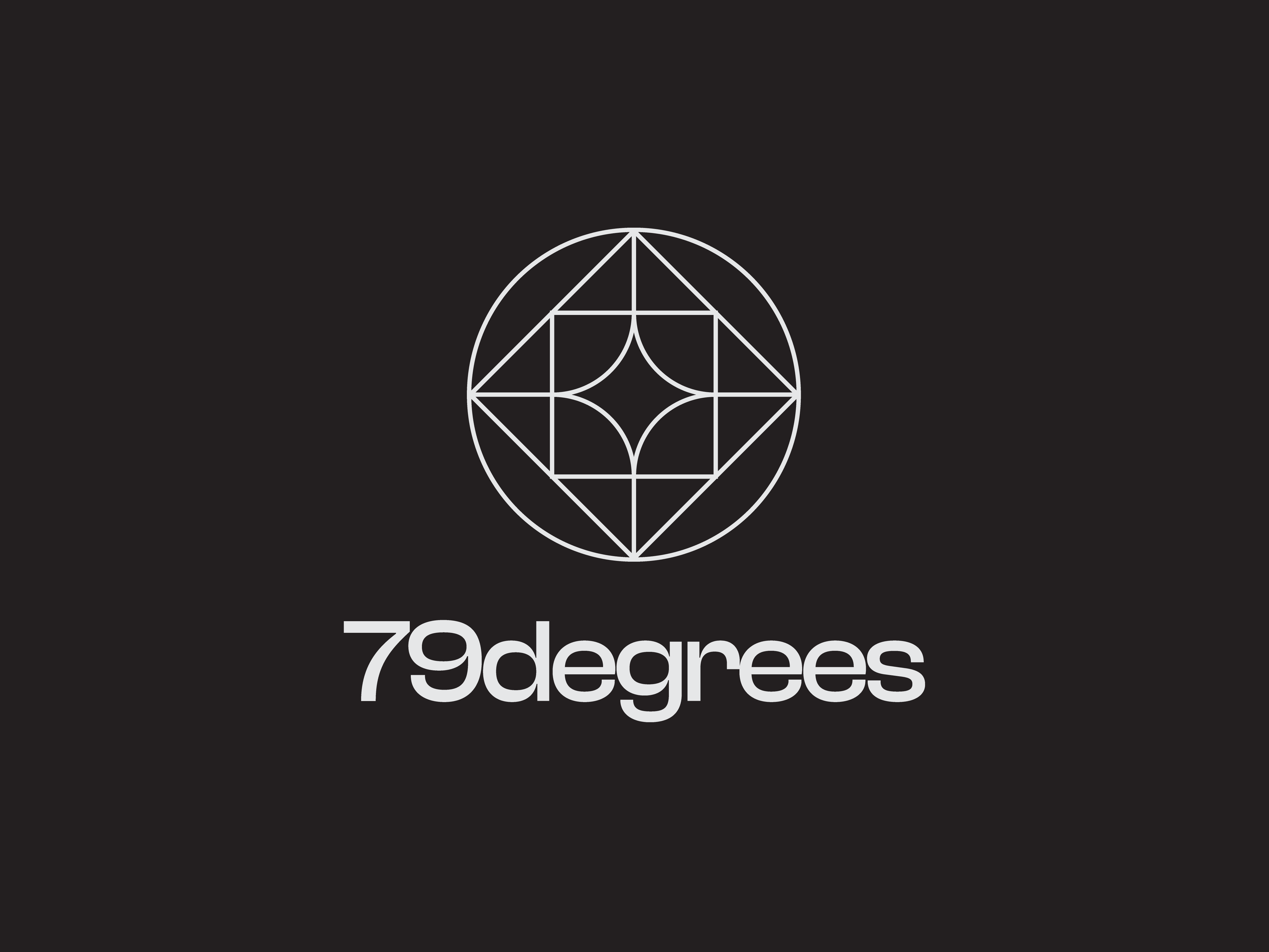 79degrees | Brand Identity academy brand communication brand identity brand strategy branding coaching coaching program custom typography digital agency lineart logo design mentorship minimalistic motion graphics online courses visual identity