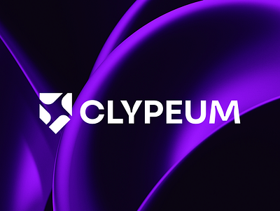 Clypeum abstract logo branding gradient logo it logo logo startup logo