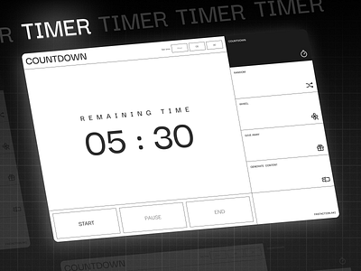 Timer - Countdown apps graphic design ui