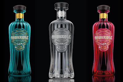 Full Squad Hawkridge branding design distillery england gin graphic design illustration logo packaging packaging design print typography