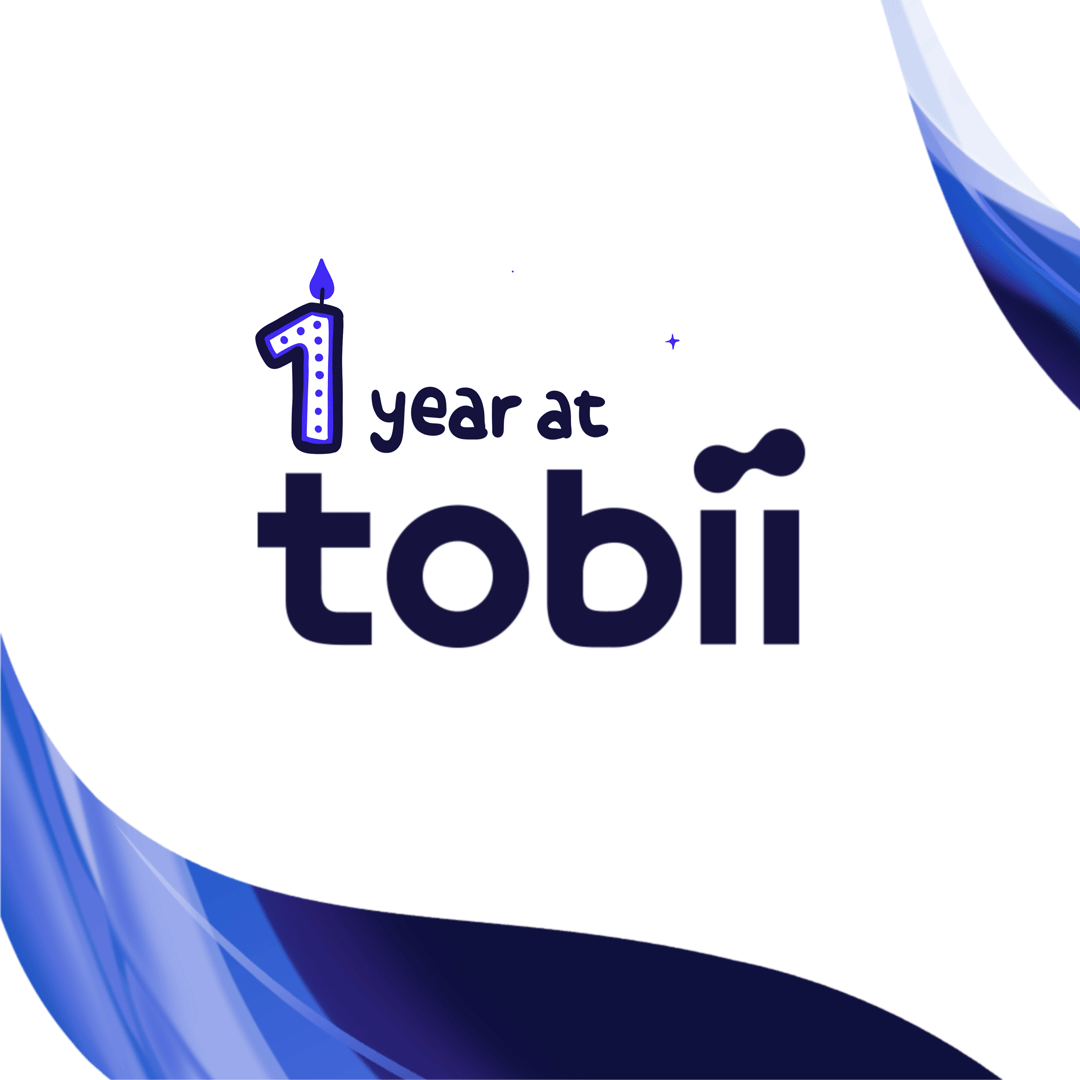 One year anniversery 1 animation anniversary candle design graphic motion one tech tobii