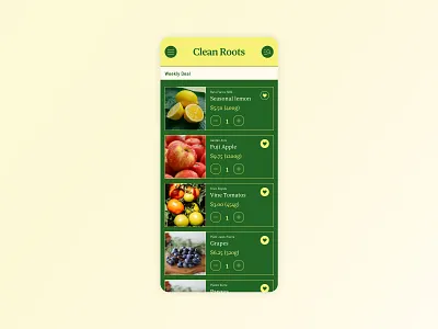 Daily UI 44. Favourites app design daily ui daily ui challenge favorites food minimal mobile app mobile app design shopping ui ui challenge ui design ui designer ux ux design ux designer