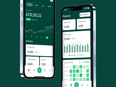 Finance App Mock-Up design finance minimal product design ui ux