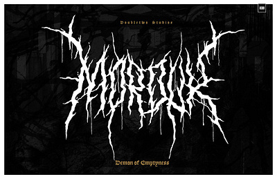 XXII Morduk band logo black metal black metal logo death metal death metal logo heavy metal logo font metal font