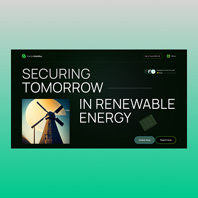 Renewable Energy Website Design animation art brandidentity branding business concept designdirection designer digitaldesign graphic design logo modern motion graphics responsive ui uiux userinterface ux webflow website