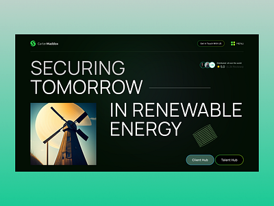 Renewable Energy Website Design animation art brandidentity branding business concept designdirection designer digitaldesign graphic design logo modern motion graphics responsive ui uiux userinterface ux webflow website