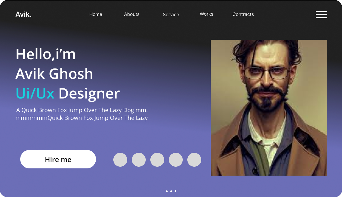 Home Page Design By Avik Ghosh On Dribbble home-page-design-by-avik-ghosh-on-dribbble