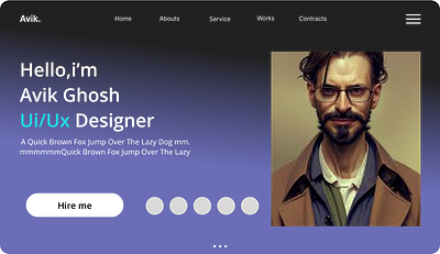 home page design graphic design ui