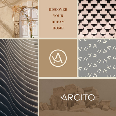 Arcito arcitacturelogo branding building logo colordesk creativeagency latter a logo logodesign modernlogo