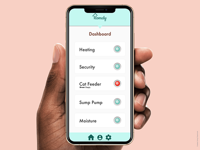 Daily UI Home Monitoring App branding dailyui ui