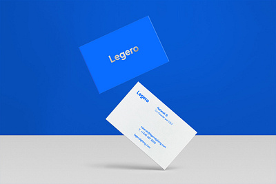 Legero - Business Cards brand identity branding business card design graphic design logo logo design packaging stationary vector