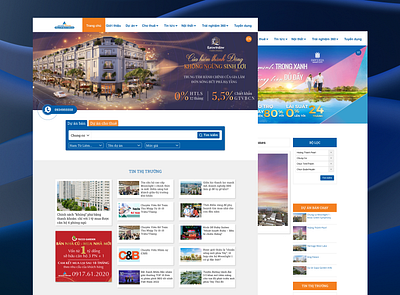 Viethomes Website graphic design ui