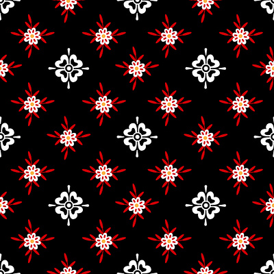 flowers pattern fabric