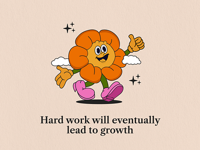 Flower Character 2023 illustration 2023 tends to be 3d adobe illustrator animation branding character design creative thinking design flower flower character flower character illustration flower slogan graphic design growth illustration illustrator logo slogan design vector