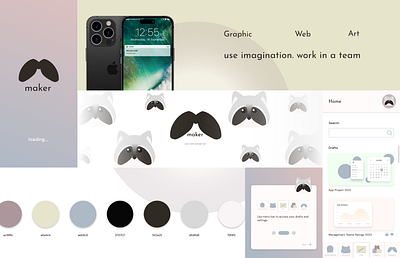 Maker Branding branding graphic design logo ui