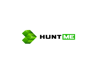 HuntMe 3d animation branding logo motion graphics ui