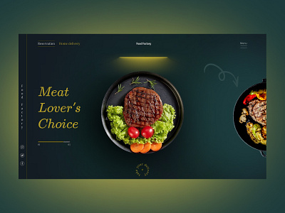 Restaurant web design branding design graphic design lan landing page design ui ux web design web ui