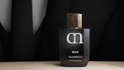 3D Elegant Perfume Mockup 3d branding graphic design logo