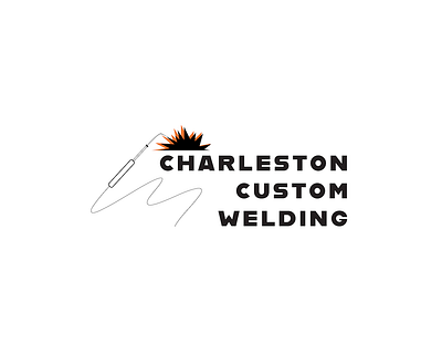 Charleston Custom Welding brand creation branding design digital design fabrication graphic design illustration logo marketing illustration metalwork rebrand rebranding typography visual design welding