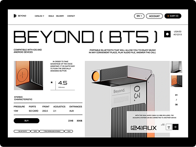 Test Project/BEYOND branding design logo typography ui ux