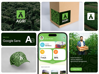 AGRI: Agriculture Branding agriculture brand branding farm figma font graphic design green new popular product design trending ui