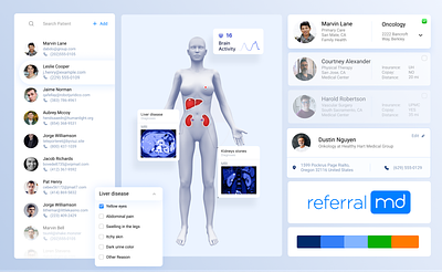 Patient Insights: Revolutionized Dashboard Design dashboard design design graphic design healthcare illustration interaction patient referral program ui user interface ux web design