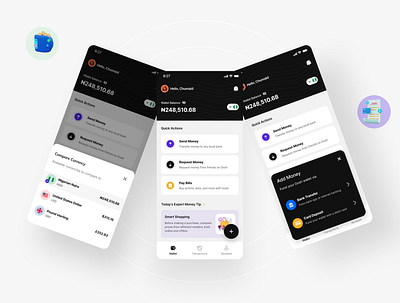 Doshpay- A fintech Mobile App Design app design design fintech product design ui uiux web design