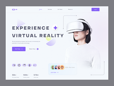 VR Product website Header Design 2023 web 3d ar dark landingpgae light masudsardar most view 2023 product trending ui unique selling point ux virtual reality vr vr ar web header website