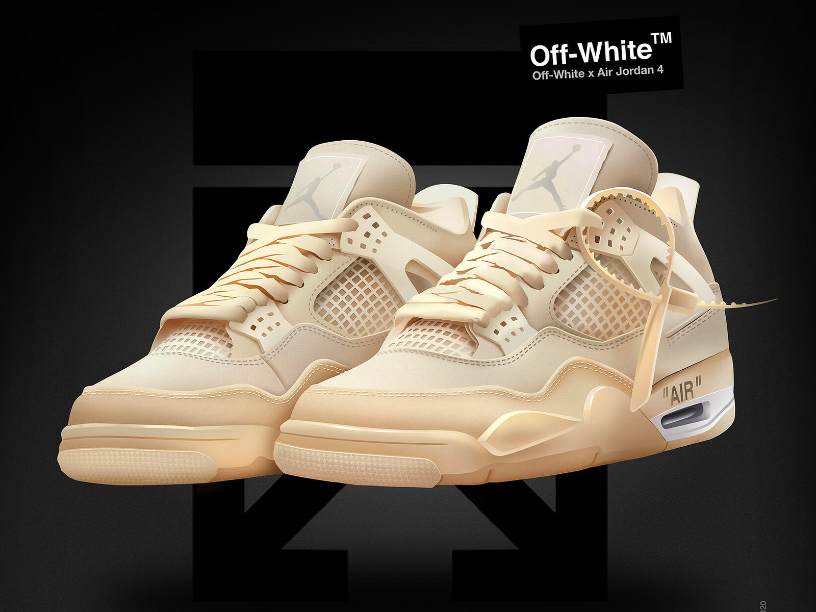 jordan 4 off white stockx receipt