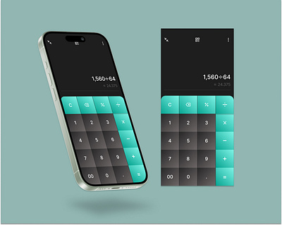 Calculator #dailyui app calcluator design figma ui ui design uiux user user interface