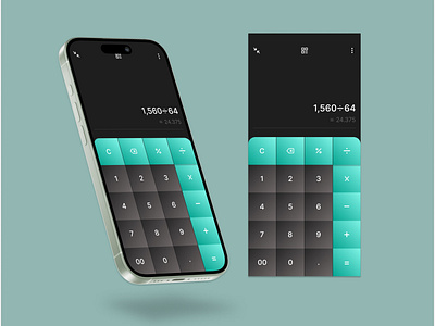 Calculator #dailyui app calcluator design figma ui ui design uiux user user interface