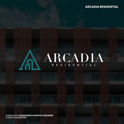 ARCADIA RESIDENTIAL | Logo Design & Visual Identity branding design graphic design logo logo design typography visual identity