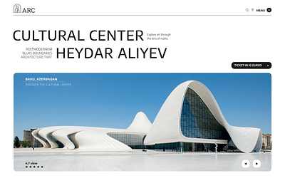 Web design | Heydar Aliyev 3d animation branding design desktop graphic design illustration logo motion graphics ui user interface uxui web website