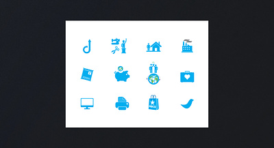 Sustainability app icons app graphic design icon sustainability ui