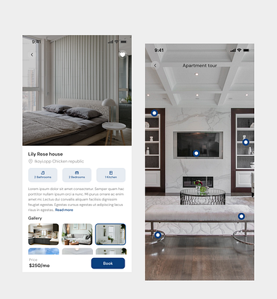 Apartment VR Tour ui