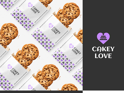 Brand / Logo design for Cakery bake bakery branding cake cakery colors cookie food logo love pattern sweets