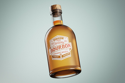 Product Visualization | Whiskey Bottle 3d 3d art 3d modeling blender cycle render product design product visualization whiskey