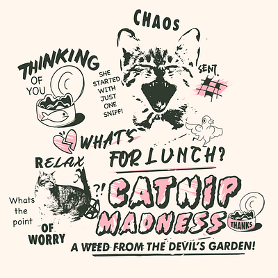 Catnip Madness Cute Kitten cat moms cat dads cat owners cat mamas cat daddies cat owners t shirt cute cats shirts feline friends show funny shirts with surely make unique piece