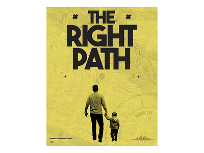 Day 9: The Right Path adobe photoshop design graphic design poster poster art poster design typography