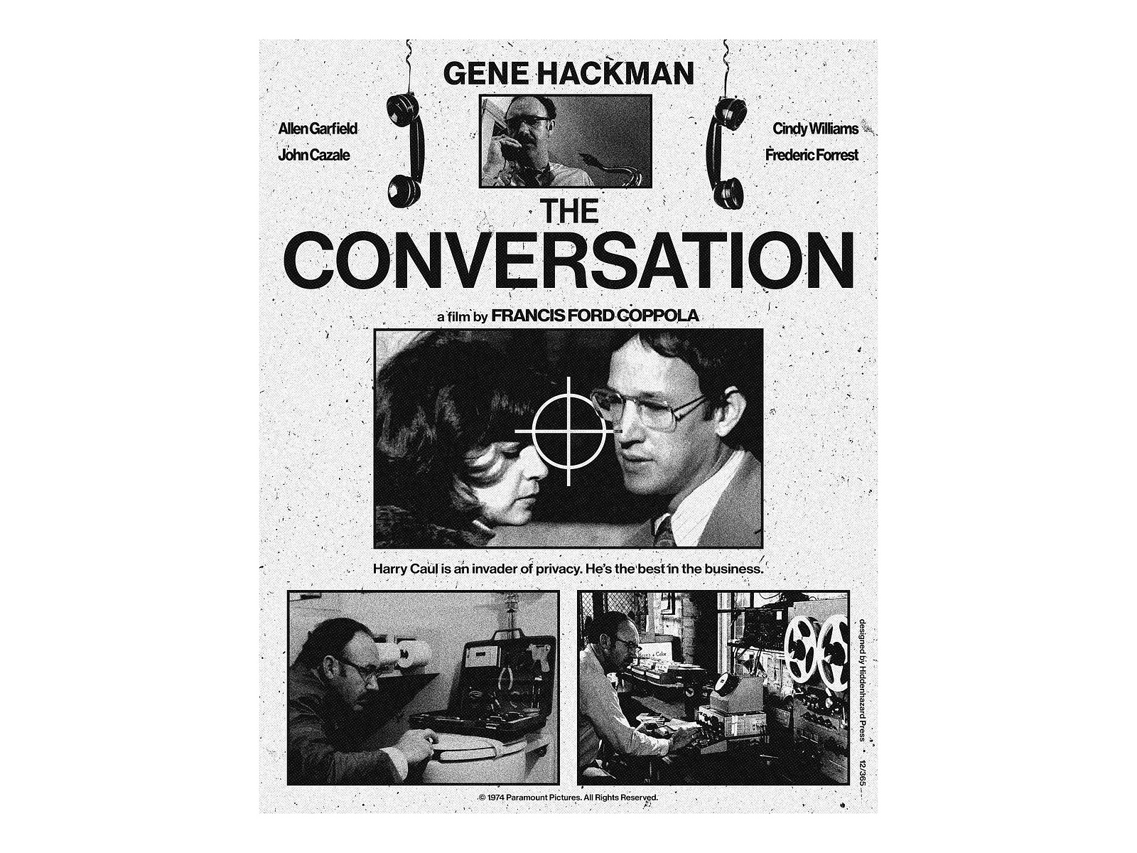 Day 12: The Conversation (1974) by Hidden Hazard Studio on Dribbble