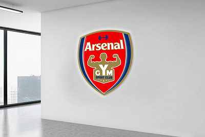 Arsenal Fitness logo graphic design logo