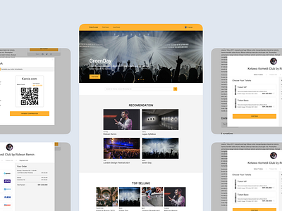 Karcis.com event landdingpage ticketing ui