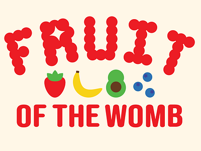 Fruit of the Womb Brand Identity animation brand identity branding design graphic design lettering logo logo design motion graphics