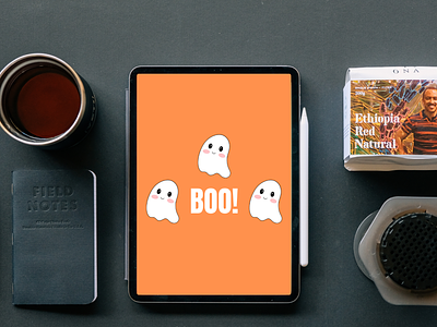 Halloween Wallpaper boo wallpaper cute ghost ghost wallpaper graphic design halloween wallpaper illustration ipad wallpaper wallpaper